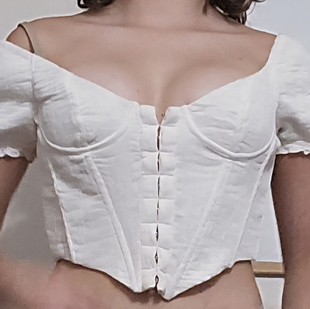 Small White Corset Top